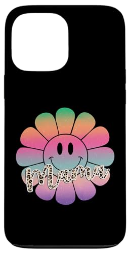 Buntes Happy Face Flower Tee Retro Leopard Mama Aesthetic Hülle für iPhone 13 Pro Max Buntes Happy Face Flower Tee Retro Leopard Mama Aesthetic Hülle für iPhone 13 Pro Max von Trendy Mom Life Funny Quote Stylish Apparel