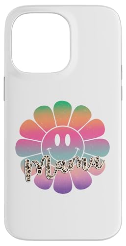 Buntes Happy Face Flower Tee Retro Leopard Mama Aesthetic Hülle für iPhone 14 Pro Max Buntes Happy Face Flower Tee Retro Leopard Mama Aesthetic Hülle für iPhone 14 Pro Max von Trendy Mom Life Funny Quote Stylish Apparel