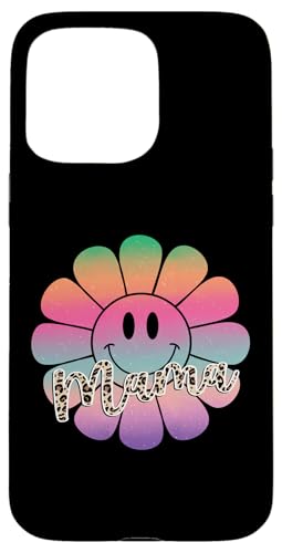 Buntes Happy Face Flower Tee Retro Leopard Mama Aesthetic Hülle für iPhone 15 Pro Max Buntes Happy Face Flower Tee Retro Leopard Mama Aesthetic Hülle für iPhone 15 Pro Max von Trendy Mom Life Funny Quote Stylish Apparel