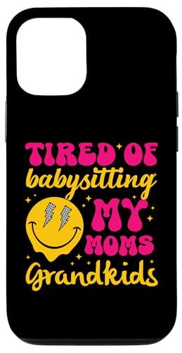 Happy Face im Retro-Look „Ich bin es leid, auf die Enkelkinder meiner Mutter aufzupassen“ Hülle für iPhone 12/12 Pro Happy Face im Retro-Look „Ich bin es leid, auf die Enkelkinder meiner Mutter aufzupassen“ Hülle für iPhone 12/12 Pro von Trendy Mom Life Funny Quote Stylish Apparel