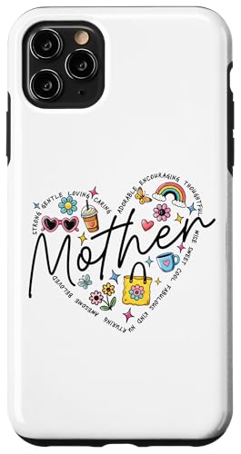 Herz Mutter Shirt Kaffee Regenbogen Blumen Muttertag Mama Hülle für iPhone 11 Pro Max Herz Mutter Shirt Kaffee Regenbogen Blumen Muttertag Mama Hülle für iPhone 11 Pro Max von Trendy Mom Life Funny Quote Stylish Apparel