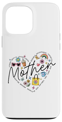 Herz Mutter Shirt Kaffee Regenbogen Blumen Muttertag Mama Hülle für iPhone 13 Pro Max Herz Mutter Shirt Kaffee Regenbogen Blumen Muttertag Mama Hülle für iPhone 13 Pro Max von Trendy Mom Life Funny Quote Stylish Apparel