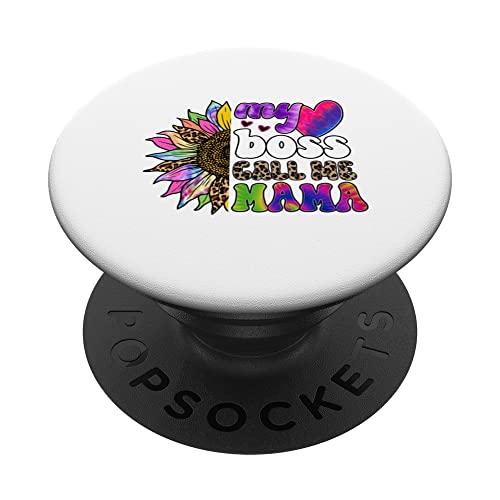 Colorful Glam My Boss Call Me Mama Muttertag Neuheit Artikel PopSockets Klebender PopGrip Colorful Glam My Boss Call Me Mama Muttertag Neuheit Artikel PopSockets Klebender PopGrip von Trendy Tamale