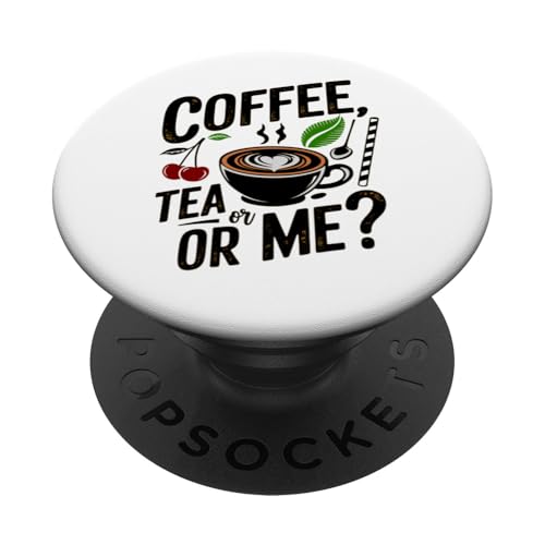 Cool Coffee Tea or Me Lustiger Kaffeetrinker Java Lovers Novelty PopSockets Klebender PopGrip Cool Coffee Tea or Me Lustiger Kaffeetrinker Java Lovers Novelty PopSockets Klebender PopGrip von Trendy Tamale