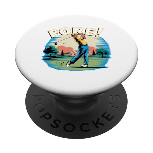 Cool Fore Golfer Swing Fun Golf Lover Links Player Neuheit PopSockets Klebender PopGrip Cool Fore Golfer Swing Fun Golf Lover Links Player Neuheit PopSockets Klebender PopGrip von Trendy Tamale