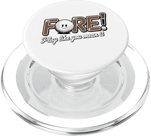 Cool Golf Fore Lustiger neuer Golfer-Liebhaber Links Spieler Neuheit PopSockets PopGrip für MagSafe von Trendy Tamale