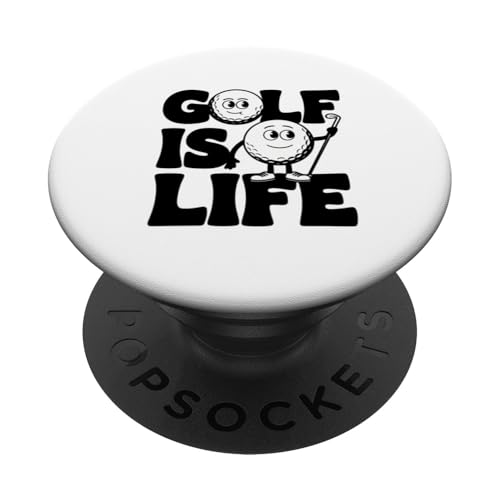Cool Golf Is Life Cute New Golfer Lover Links Player Neuheit PopSockets Klebender PopGrip von Trendy Tamale