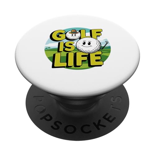 Cool Golf Is Life Fun New Golfer Lover Links Player Neuheit PopSockets Klebender PopGrip Cool Golf Is Life Fun New Golfer Lover Links Player Neuheit PopSockets Klebender PopGrip von Trendy Tamale