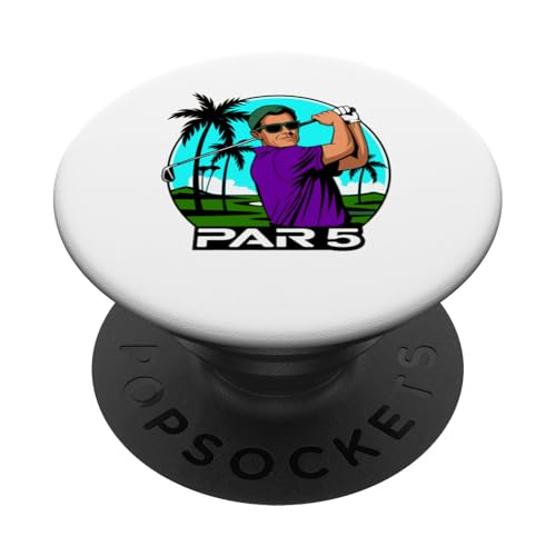 Cool Golf Par Five Fun New Golfer Lover Links Player Neuheit PopSockets Klebender PopGrip Cool Golf Par Five Fun New Golfer Lover Links Player Neuheit PopSockets Klebender PopGrip von Trendy Tamale