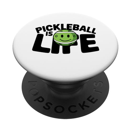 Cool Pickleball Is Life Lustige neue Neuheit für Pickleball-Liebhaber PopSockets Klebender PopGrip von Trendy Tamale