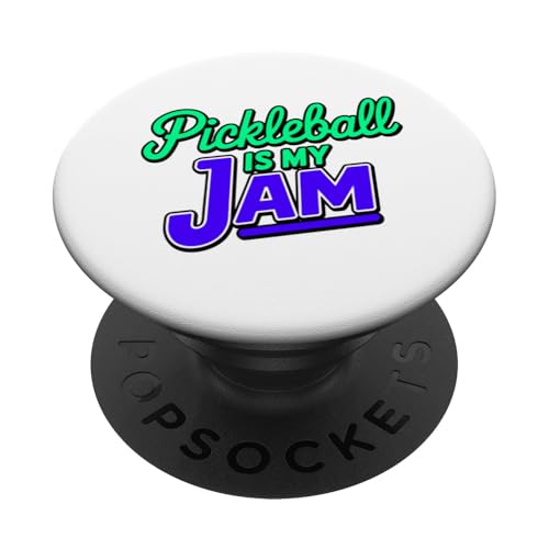 Cool Pickleball Is My Jam Fun Pickleball-Liebhaber Neuheit PopSockets Klebender PopGrip von Trendy Tamale