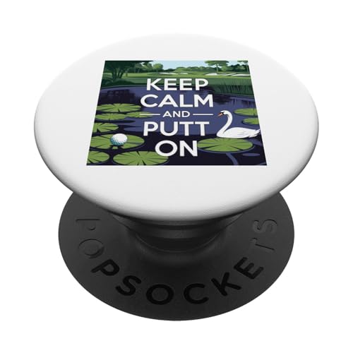 Coole Golfspieler-Neuheit PopSockets Klebender PopGrip von Trendy Tamale