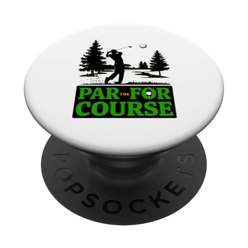 Cooles Golf-Par für den Golfplatz, Neuheit für Golfer-Links-Spieler PopSockets Klebender PopGrip von Trendy Tamale