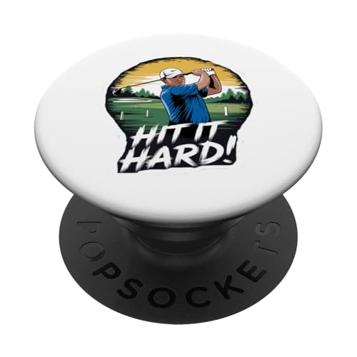 Cooles lustiges Golfcredo Neuheit für Golfer-Liebhaber PopSockets Klebender PopGrip von Trendy Tamale