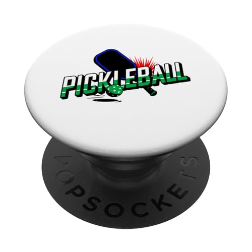 Ein cooler Pickleball-Spieler, lustig, neue Pickleball-Liebhaber PopSockets Klebender PopGrip von Trendy Tamale