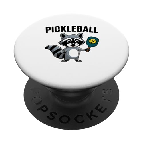 Ein cooler Pickleball-Waschbär, lustiger Pickleball-Liebhaber PopSockets Klebender PopGrip Ein cooler Pickleball-Waschbär, lustiger Pickleball-Liebhaber PopSockets Klebender PopGrip von Trendy Tamale