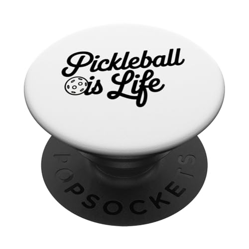 Ein cooler Pickleball macht Spaß im Leben, neue Neuheit für Pickleball-Liebhaber PopSockets Klebender PopGrip von Trendy Tamale