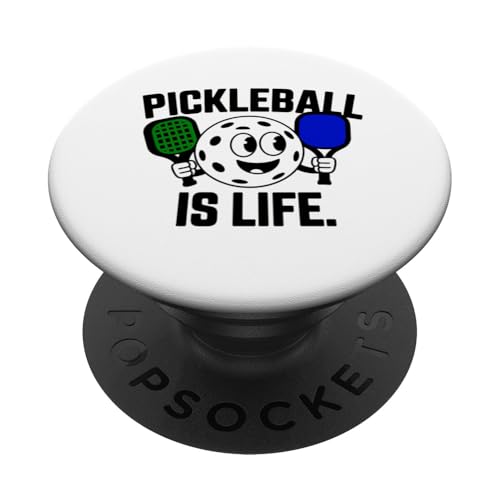 Ein cooler Pickleball macht im Leben Spaß für Paddelliebhaber, Neuheit PopSockets Klebender PopGrip von Trendy Tamale