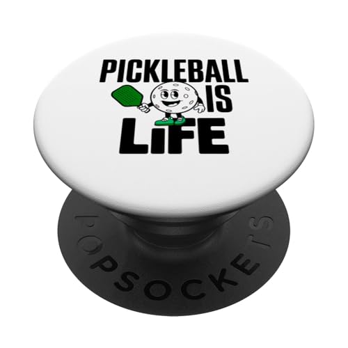 Ein lustiger Pickleball ist das Leben, cool, neue Neuheit für Pickleball-Liebhaber PopSockets Klebender PopGrip von Trendy Tamale