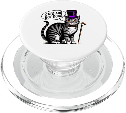 Lustige Katzen sind nicht Hunde neu für Mütter und Väter Fans verspielte Neuheit PopSockets PopGrip für MagSafe Lustige Katzen sind nicht Hunde neu für Mütter und Väter Fans verspielte Neuheit PopSockets PopGrip für MagSafe von Trendy Tamale