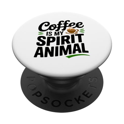 Neuheit für Liebhaber von Nice Coffee Is My Spirit Animal Java Trinker PopSockets Klebender PopGrip Neuheit für Liebhaber von Nice Coffee Is My Spirit Animal Java Trinker PopSockets Klebender PopGrip von Trendy Tamale
