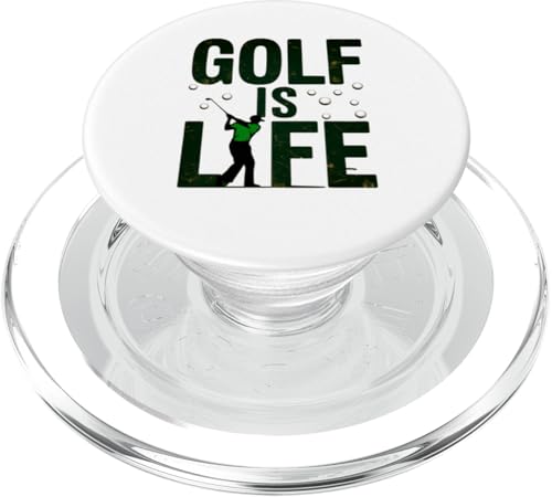 Nice Golf Is Life Fun Neue Neuheit für Golfer Links Lover Player PopSockets PopGrip für MagSafe von Trendy Tamale