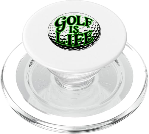 Nice Golf Is Life Fun New Golfer Lover Links Player Neuheit PopSockets PopGrip für MagSafe von Trendy Tamale