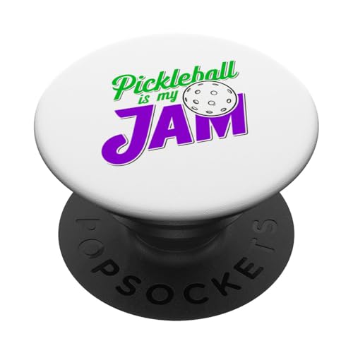 Pickleball Is My Jam Fun Pickleball-Spieler-Neuheit PopSockets Klebender PopGrip Pickleball Is My Jam Fun Pickleball-Spieler-Neuheit PopSockets Klebender PopGrip von Trendy Tamale