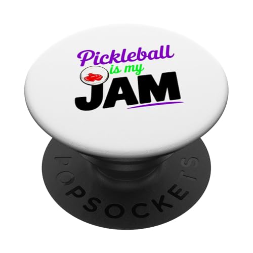 Pickleball Is My Jam Fun Pickleball-Spieler-Neuheit PopSockets Klebender PopGrip Pickleball Is My Jam Fun Pickleball-Spieler-Neuheit PopSockets Klebender PopGrip von Trendy Tamale