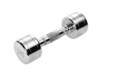 Trendy Sport Chrom Kurzhantel - 1 Stück - 3,0 KG von Trendy Sport