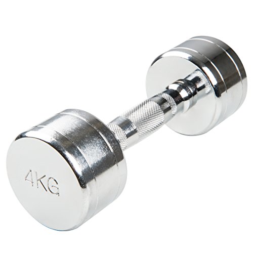 Trendy Sport Chrom Kurzhantel - 1 Stück - 4,0 KG von Trendy Sport