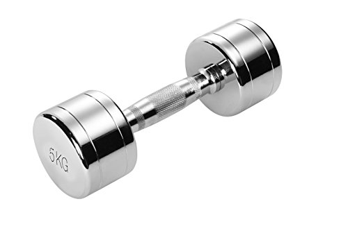 Trendy Sport Chrom Kurzhantel - 1 Stück - 5,0 KG von Trendy Sport