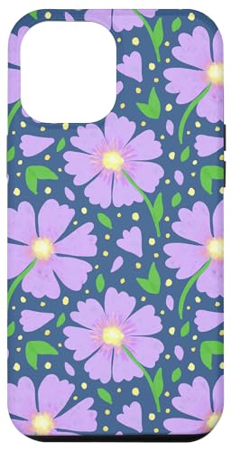 Lila Blüten niedliche ästhetische Aquarellblumenmuster Hülle für iPhone 12 Pro Max Lila Blüten niedliche ästhetische Aquarellblumenmuster Hülle für iPhone 12 Pro Max von TrendyGrips