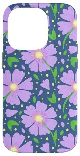 Lila Blüten niedliche ästhetische Aquarellblumenmuster Hülle für iPhone 14 Pro Lila Blüten niedliche ästhetische Aquarellblumenmuster Hülle für iPhone 14 Pro von TrendyGrips