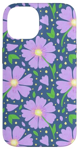 Lila Blüten niedliche ästhetische Aquarellblumenmuster Hülle für iPhone 14 Lila Blüten niedliche ästhetische Aquarellblumenmuster Hülle für iPhone 14 von TrendyGrips