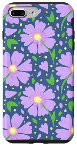 Lila Blüten niedliche ästhetische Aquarellblumenmuster Hülle für iPhone 7 Plus/8 Plus Lila Blüten niedliche ästhetische Aquarellblumenmuster Hülle für iPhone 7 Plus/8 Plus von TrendyGrips