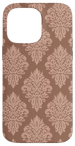 Mokka Mousse Braun Klassisch Damast Farbe des Jahres 2025 Hülle für iPhone 14 Pro Max von TrendyGrips
