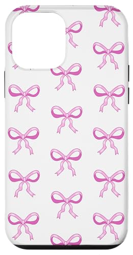 Nette rosa Bögen ziemlich girly Coquette -Bandmuster Hülle für iPhone 12 mini von TrendyGrips