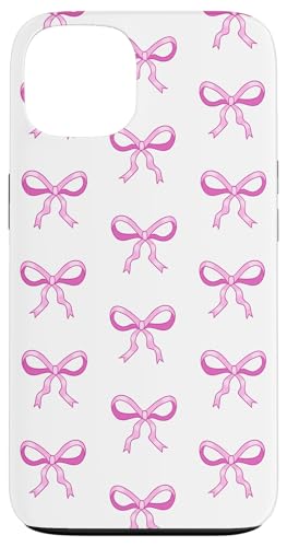 Nette rosa Bögen ziemlich girly Coquette -Bandmuster Hülle für iPhone 13 von TrendyGrips