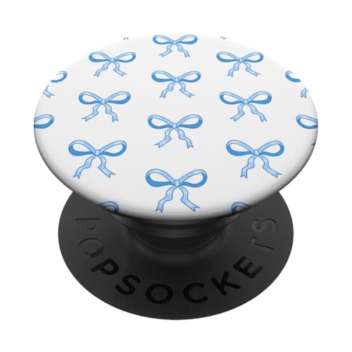 Niedliche zierliche blaue Bögen ziemlich girly Coquette PopSockets Klebender PopGrip Niedliche zierliche blaue Bögen ziemlich girly Coquette PopSockets Klebender PopGrip von TrendyGrips