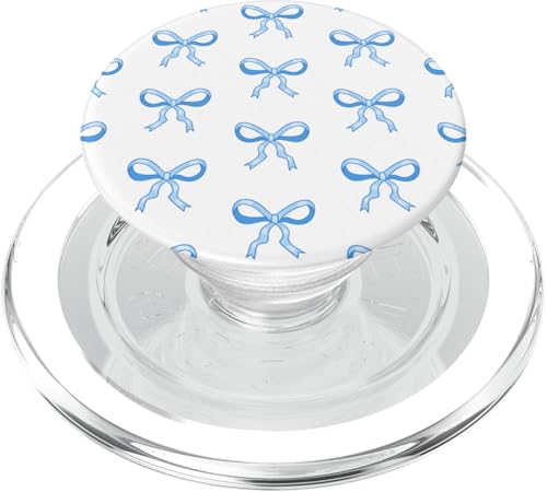 Niedliche zierliche blaue Bögen ziemlich girly Coquette PopSockets PopGrip für MagSafe Niedliche zierliche blaue Bögen ziemlich girly Coquette PopSockets PopGrip für MagSafe von TrendyGrips