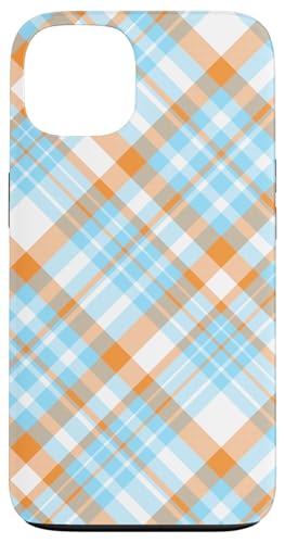 Süß Hellblau Orange Preppy Karo Kariert Gingham Frühling Hülle für iPhone 13 Süß Hellblau Orange Preppy Karo Kariert Gingham Frühling Hülle für iPhone 13 von TrendyGrips