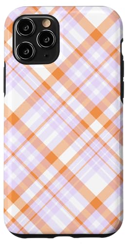 Süß Hellrosa Orange Preppy Karo Kariert Gingham Frühling Hülle für iPhone 11 Pro Süß Hellrosa Orange Preppy Karo Kariert Gingham Frühling Hülle für iPhone 11 Pro von TrendyGrips