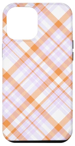 Süß Hellrosa Orange Preppy Karo Kariert Gingham Frühling Hülle für iPhone 12 Pro Max Süß Hellrosa Orange Preppy Karo Kariert Gingham Frühling Hülle für iPhone 12 Pro Max von TrendyGrips