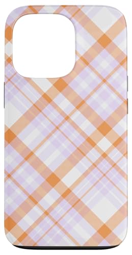Süß Hellrosa Orange Preppy Karo Kariert Gingham Frühling Hülle für iPhone 13 Pro Süß Hellrosa Orange Preppy Karo Kariert Gingham Frühling Hülle für iPhone 13 Pro von TrendyGrips