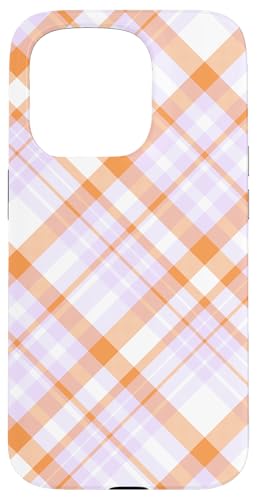 Süß Hellrosa Orange Preppy Karo Kariert Gingham Frühling Hülle für iPhone 15 Pro Süß Hellrosa Orange Preppy Karo Kariert Gingham Frühling Hülle für iPhone 15 Pro von TrendyGrips