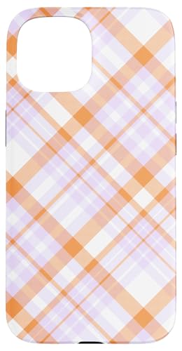 Süß Hellrosa Orange Preppy Karo Kariert Gingham Frühling Hülle für iPhone 15 Süß Hellrosa Orange Preppy Karo Kariert Gingham Frühling Hülle für iPhone 15 von TrendyGrips