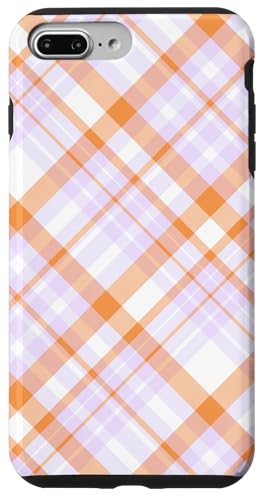 Süß Hellrosa Orange Preppy Karo Kariert Gingham Frühling Hülle für iPhone 7 Plus/8 Plus Süß Hellrosa Orange Preppy Karo Kariert Gingham Frühling Hülle für iPhone 7 Plus/8 Plus von TrendyGrips