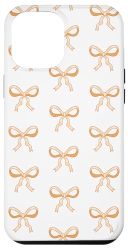 Süße orange Bögen hübsches girly Coquette Ribbon Muster Hülle für iPhone 12 Pro Max Süße orange Bögen hübsches girly Coquette Ribbon Muster Hülle für iPhone 12 Pro Max von TrendyGrips