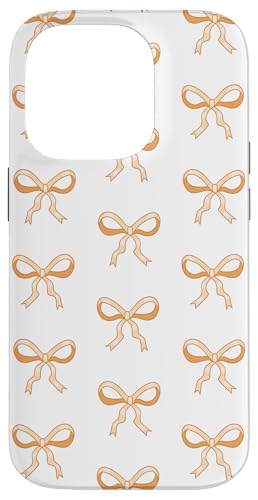 Süße orange Bögen hübsches girly Coquette Ribbon Muster Hülle für iPhone 14 Pro Süße orange Bögen hübsches girly Coquette Ribbon Muster Hülle für iPhone 14 Pro von TrendyGrips